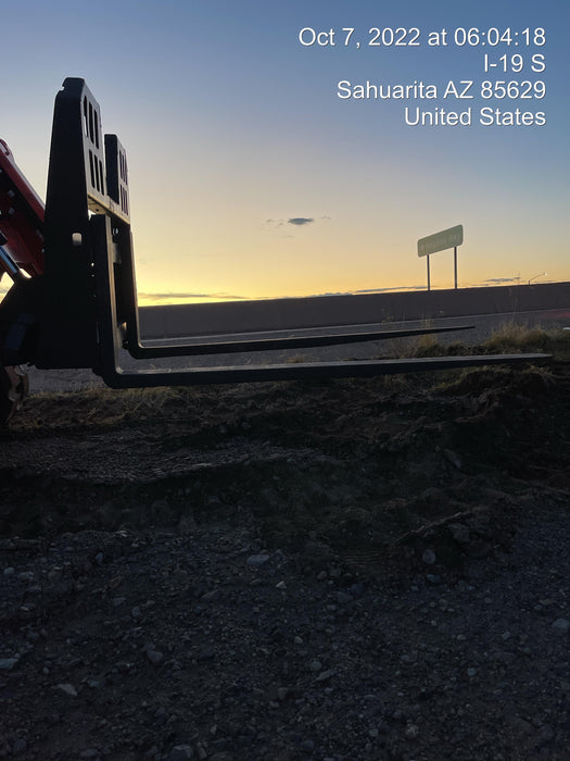 2021 FEMA 60" Skid Steer Forks FEMA