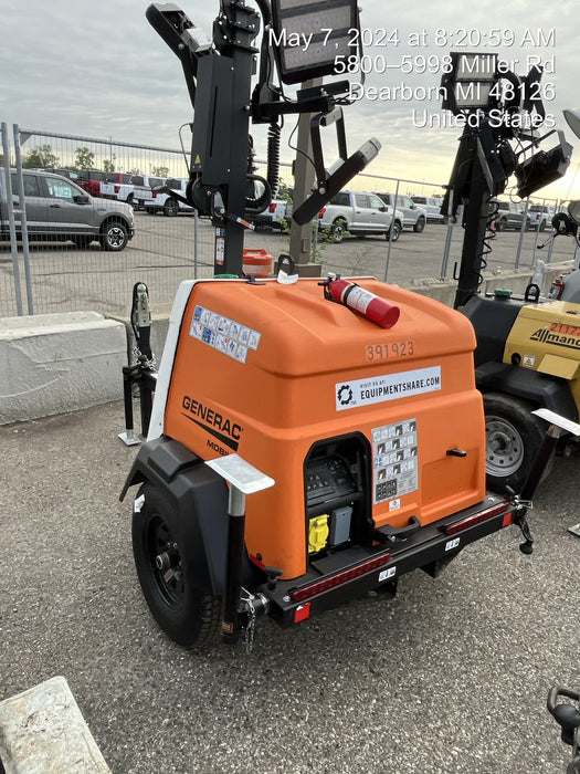 2024 Generac MLT2 Diesel, Flex Switch 120V Input, Powerzone Controller, 
(4) 320W LED Lights, 4kW Generator, 39.9 Gal Fuel Tank, 2" Ball, T3