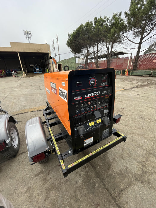 2022 Lincoln Electric LE400 Kubota V1505, Trlr, Cable Rack, Light Kit, ES Decals, T3