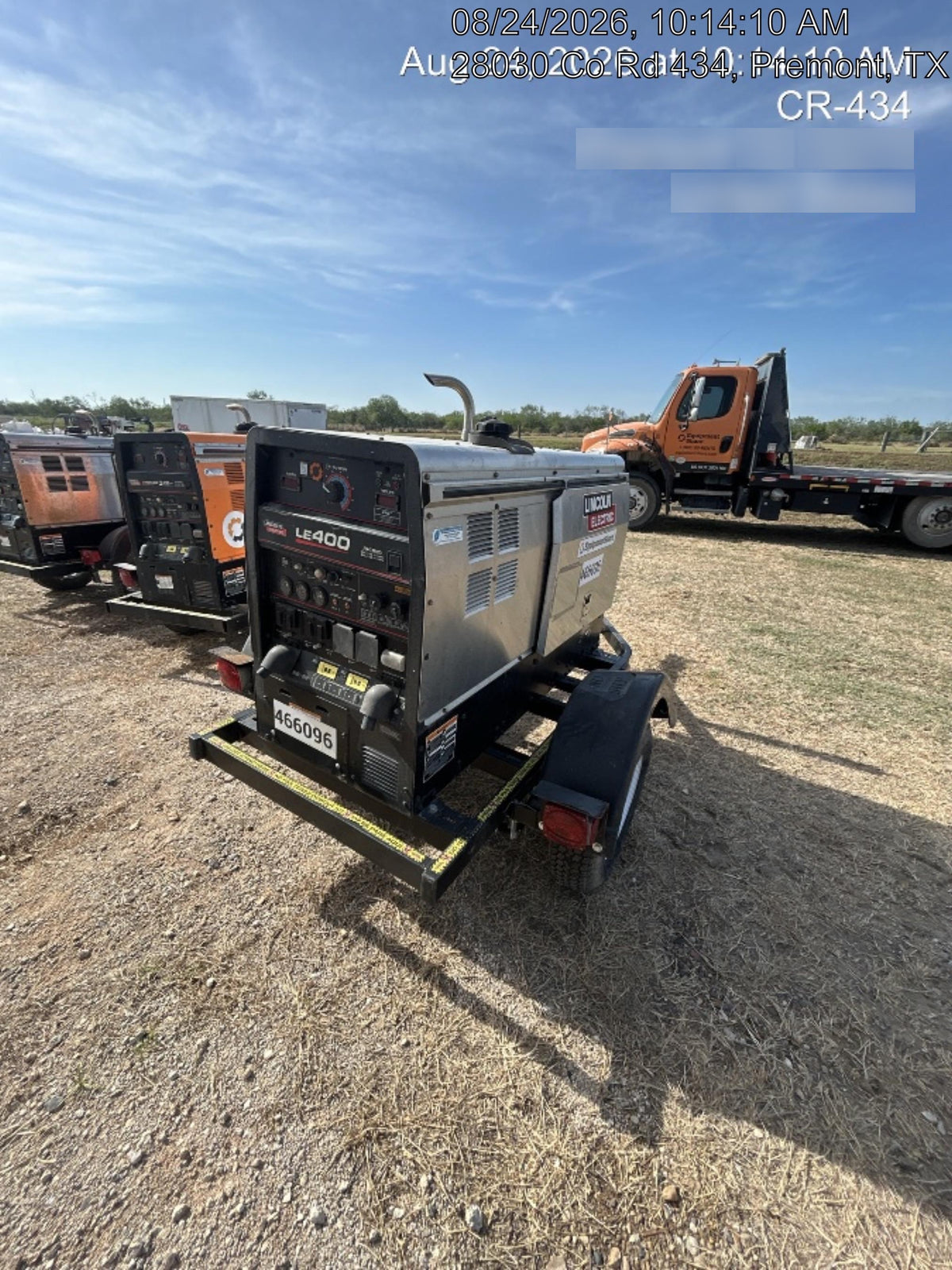 2024 Lincoln Electric LE400 Kubota V1505, Trlr, Cable Rack, Light Kit, ES Decals, T3