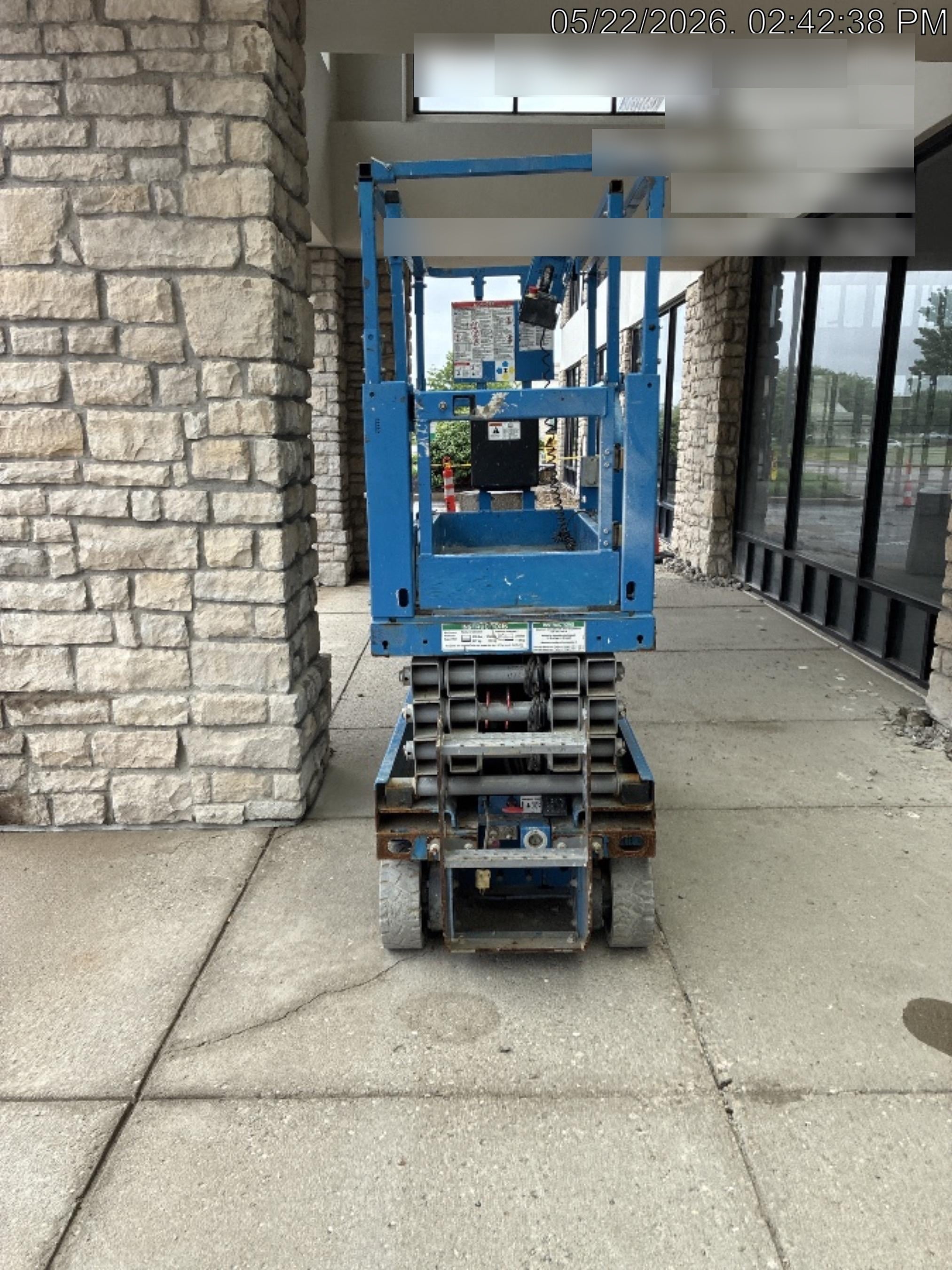 2020 Genie GS-1930 Solid Non Marking Tires, Beacon, Folding rails with half height swing gate