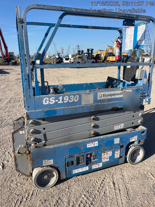 2019 Genie GS-1930 Fixed Rails with Chain Entry