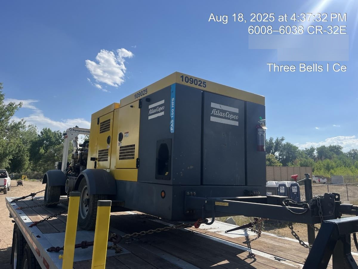 2020 ATLAS COPCO PAS 150 HF CS Enclosed