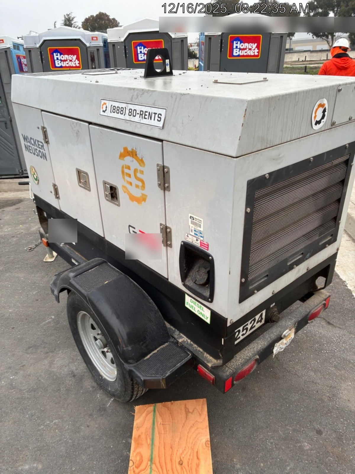 2019 WACKER NEUSON G25