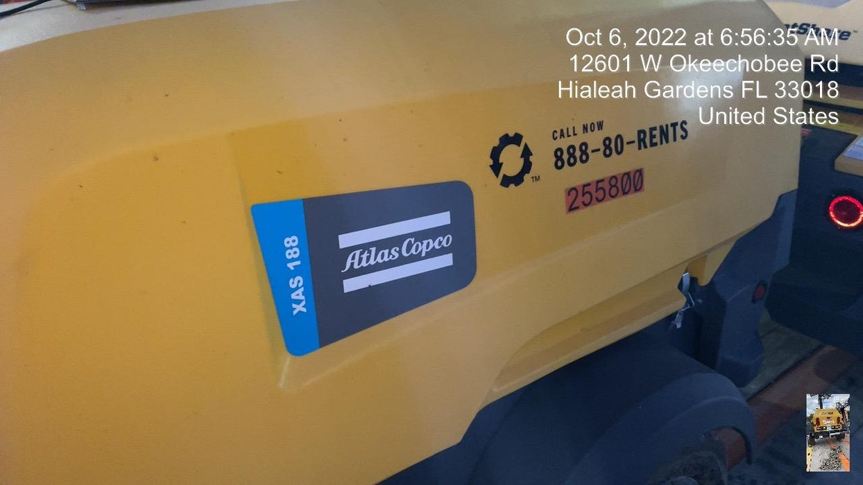 2022 ATLAS COPCO XAS188 CWK