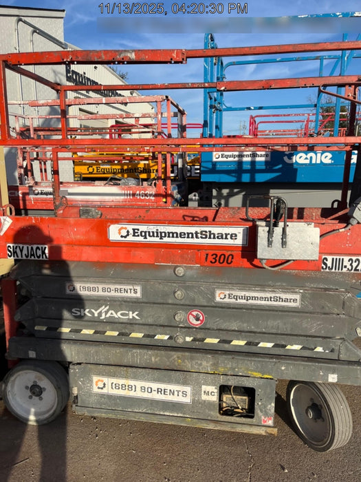 2016 Skyjack SJIII-3226 26' Scissor Lift