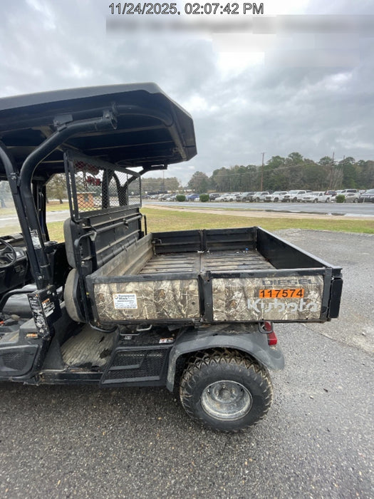 2020 Kubota RTV-X1140RL-A 4wd Utility Cart, Diesel, 4 Seat, LED Strobe, Windshield Polycarbonate HC, Plastic Canopy, Wire Harness Kit, Backup Alarm