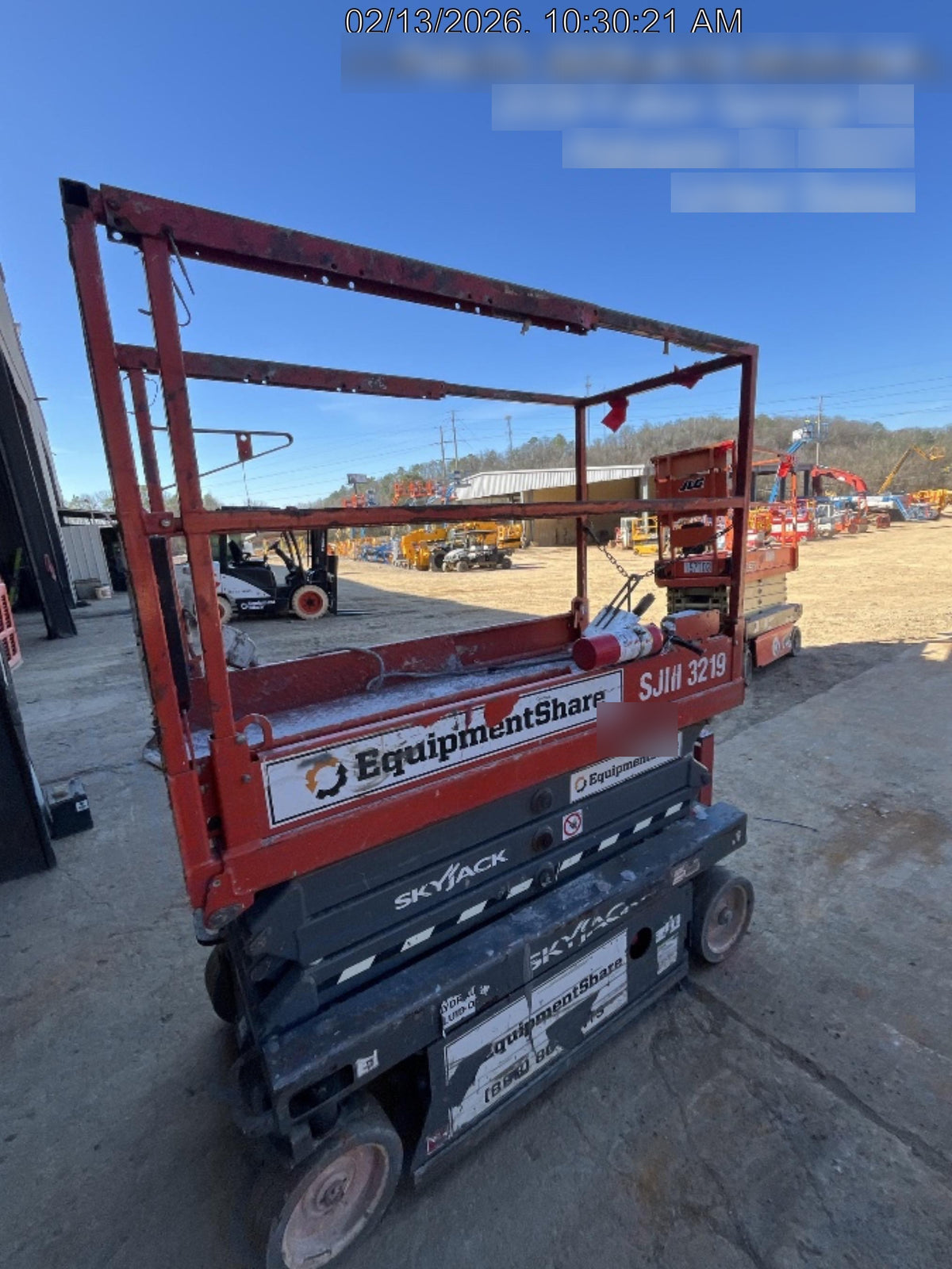 2019 Skyjack SJIII-3219 Standard Options, Trojan Batteries
