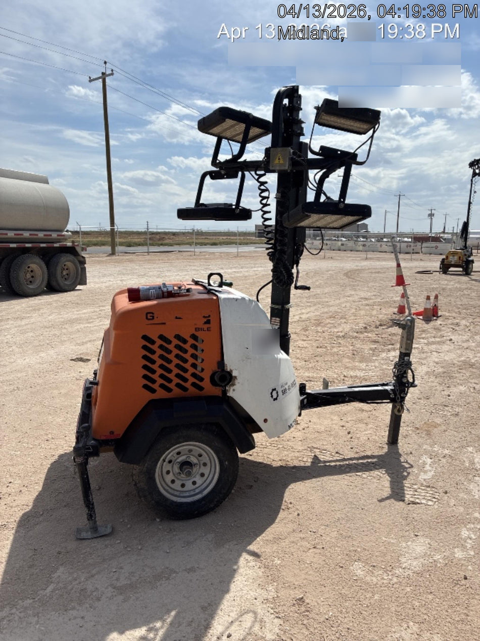 2023 Generac MLT2 Diesel, Flex Switch 120V Input, Powerzone Controller, (4) 320W LED Lights, 4kW Generator, 39.9 Gal Fuel Tank, 2" Ball, T3