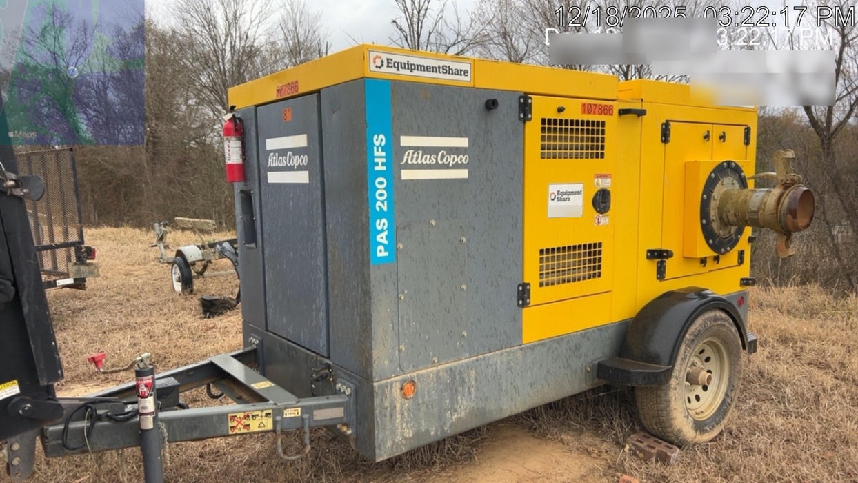 2020 ATLAS COPCO PAS 200 HF CS Enclosed