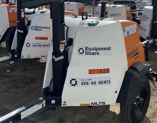 2023 Generac MLT2 Diesel, Flex Switch 120V Input, Powerzone Controller, 
(4) 320W LED Lights, 4kW Generator, 39.9 Gal Fuel Tank, 2" Ball, T3