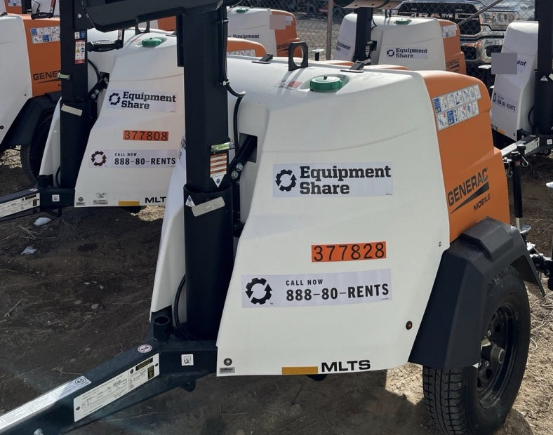 2023 Generac MLT2 Diesel, Flex Switch 120V Input, Powerzone Controller, 
(4) 320W LED Lights, 4kW Generator, 39.9 Gal Fuel Tank, 2" Ball, T3