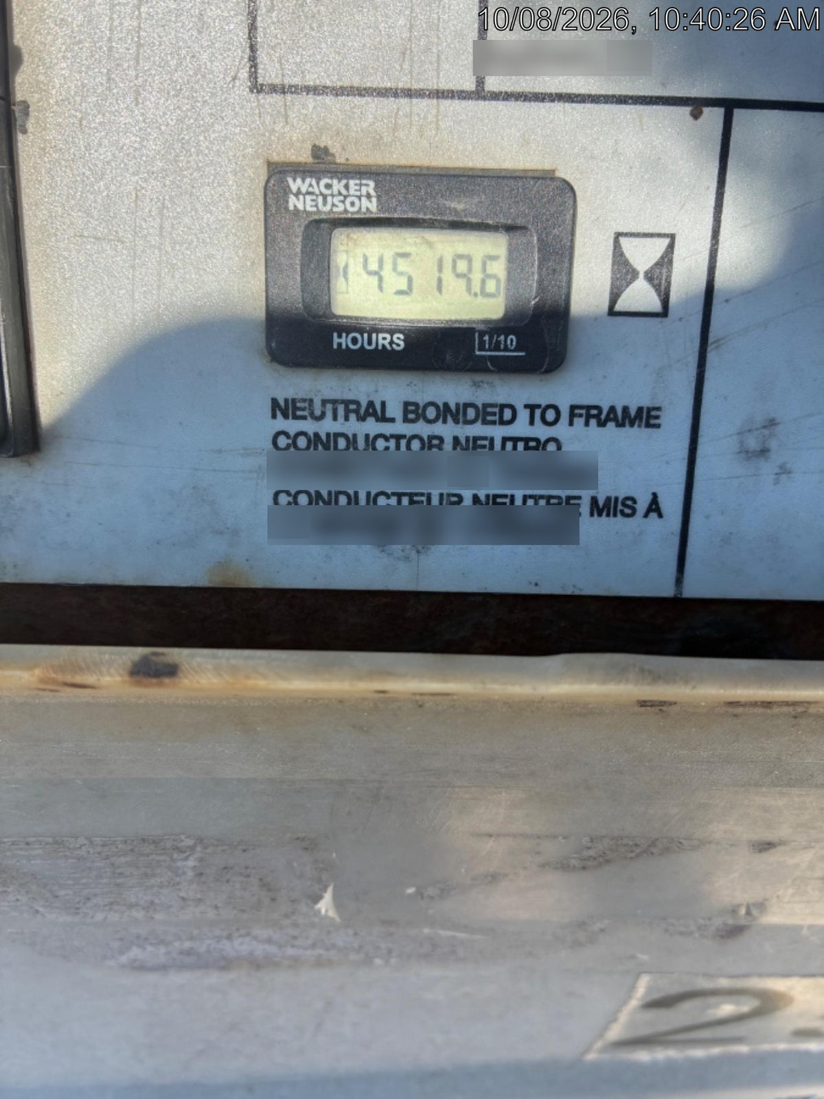 2019 Wacker Neuson LTV6L-MH Standard Options, ES Track Hardware, Fuel Level Sensor