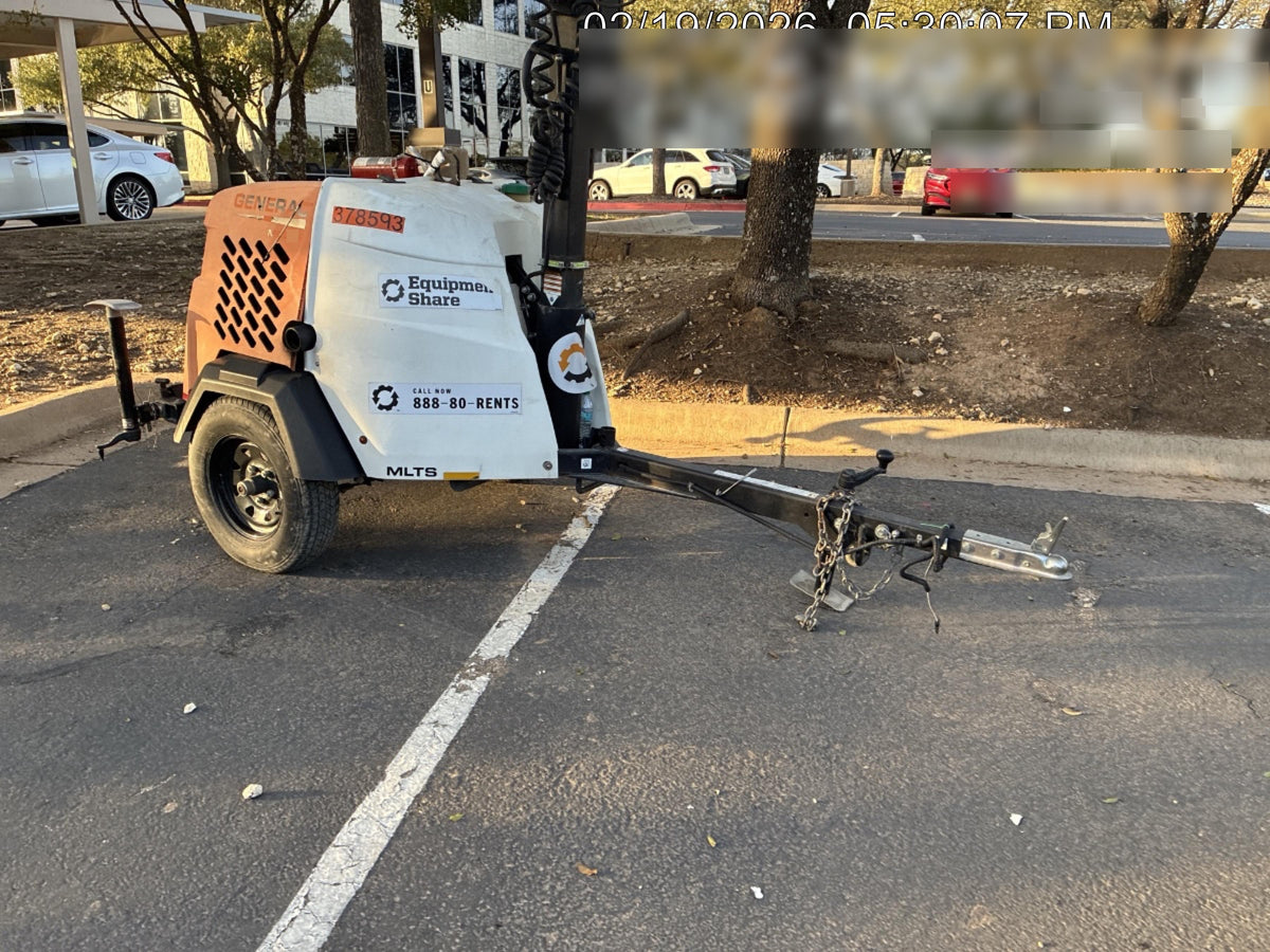 2023 Generac MLT2 Diesel, Flex Switch 120V Input, Powerzone Controller, 
(4) 320W LED Lights, 4kW Generator, 39.9 Gal Fuel Tank, 2" Ball, T3