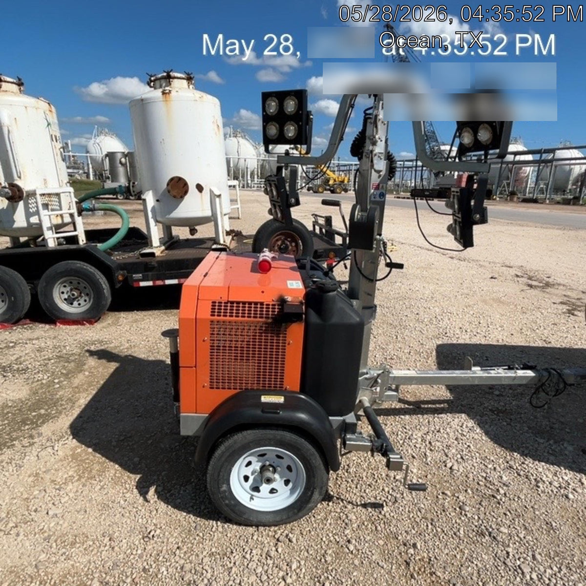 2024 Wanco WLTT-4MM4K Diesel, Deep Sea Controller, Shore Power Plug, Auto Start, (4) 350W LED Floodlights, 4kW Generator, 60 Gal Fuel Tank, 2" Ball, T3
