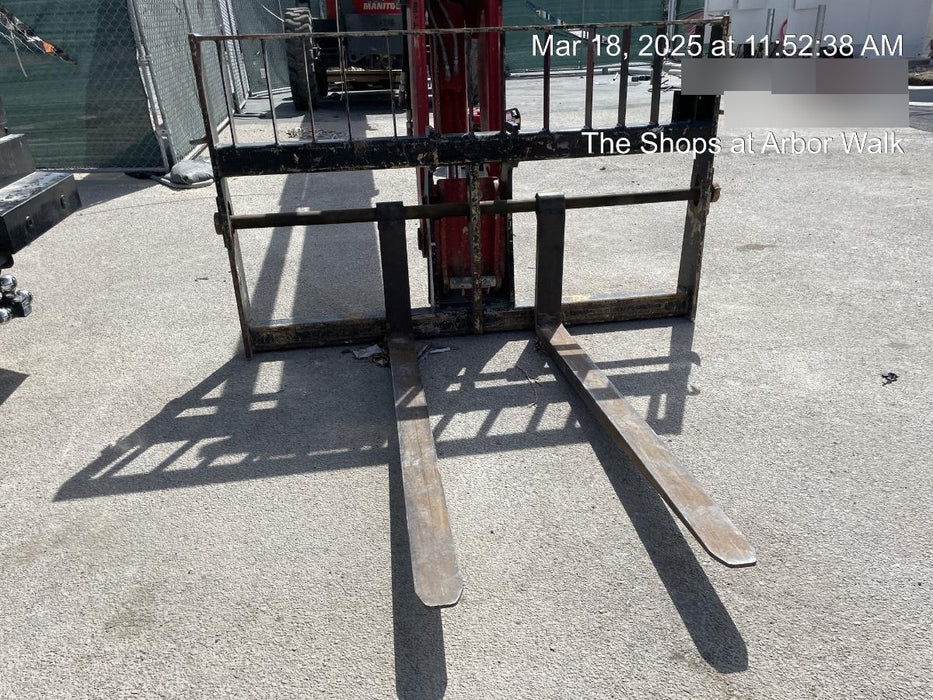 2019 Manitou MTA8044 MTA 8044 - 74 HP T4, Canopy, Worklights/Strobe, Beacon, 66" Carriage, 48" Forks, Solid Tires, Lift Hook, Aux Hydraulics