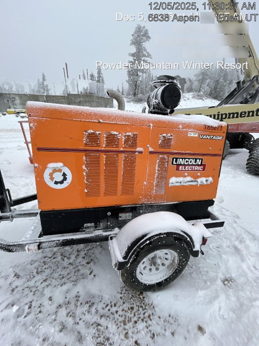 2021 Lincoln Electric Vantage 549X Ready Pak 3, ORANGE (includes trailer, cable rack, fender light kit)
