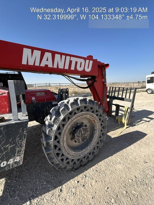 2019 Manitou MTA8044 MTA 8044 - 74 HP T4, Canopy, Worklights/Strobe, Beacon, 66" Carriage, 48" Forks, Solid Tires, Lift Hook, Aux Hydraulics
