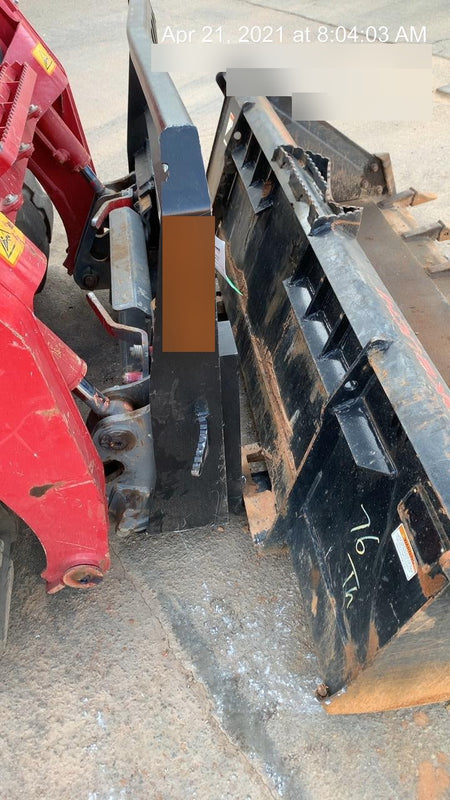 2021 RUBBER TRAX Pallet Fork Frame