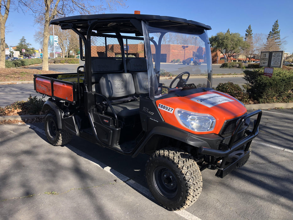 2021 Kubota RTV-X1140W-H Plastic Canopy, Windshield Acrylic Clear, LED Strobe Light, Wire Harness Kit, Back up Alarm