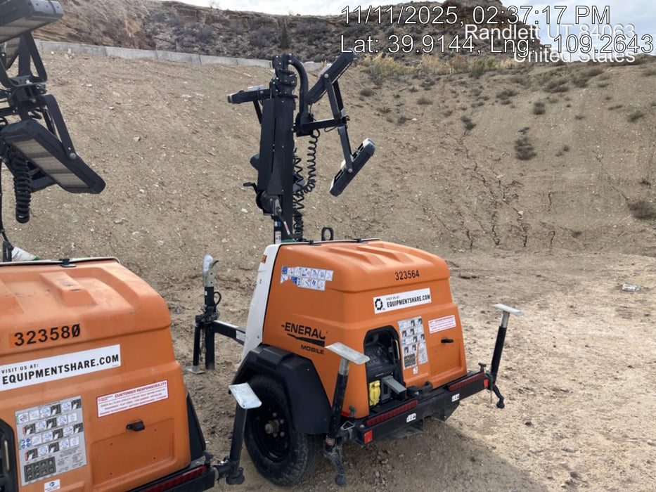 2023 Generac MLT2 Diesel, Flex Switch 120V Input, Powerzone Controller, (4) 320W LED Lights, 4kW Generator, 39.9 Gal Fuel Tank, 2" Ball, T3