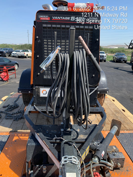 2021 Lincoln Electric Vantage 549X Ready Pak 3, ORANGE (includes trailer, cable rack, fender light kit)