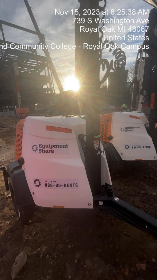 2023 Generac MLT2 Diesel, Flex Switch 120V Input, Powerzone Controller, 
(4) 320W LED Lights, 4kW Generator, 39.9 Gal Fuel Tank, 2" Ball, T3