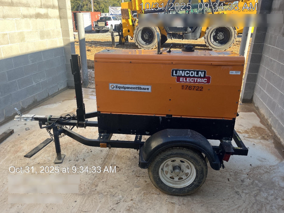 2021 Lincoln Electric Vantage 322 Vantage 322 Ready Pak 3 w/ Decals, ORANGE (includes trailer, cable rack, fender light kit) NO Telematics