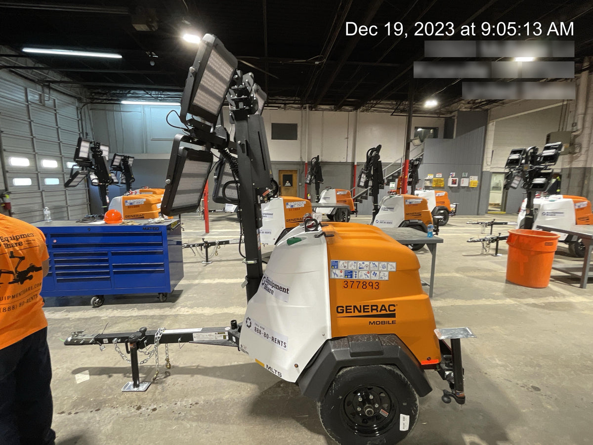 2023 Generac MLT2 Diesel, Flex Switch 120V Input, Powerzone Controller, 
(4) 320W LED Lights, 4kW Generator, 39.9 Gal Fuel Tank, 2" Ball, T3