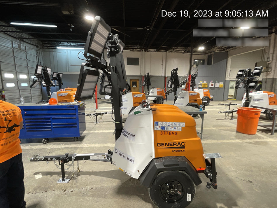2023 Generac MLT2 Diesel, Flex Switch 120V Input, Powerzone Controller, 
(4) 320W LED Lights, 4kW Generator, 39.9 Gal Fuel Tank, 2" Ball, T3