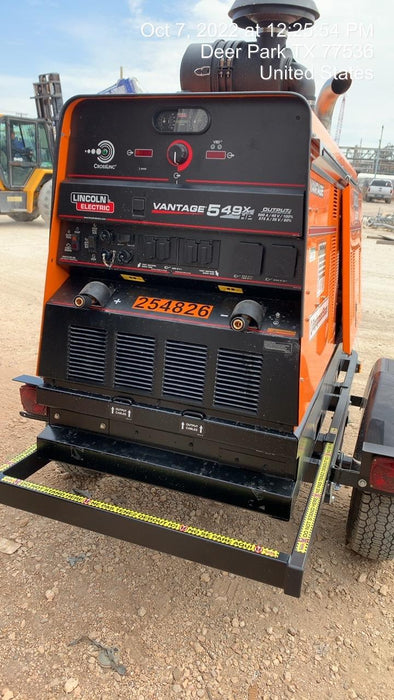 2022 Lincoln Electric Vantage 549X Crosslink Technology, Trailer Mounted, ES Decals, T3