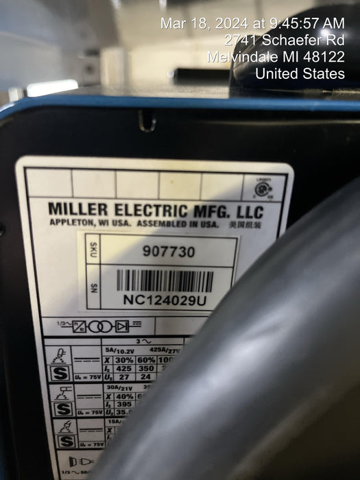 2021 MILLER ELECTRIC XMT 350