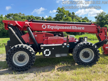 2019 Manitou MTA10055 Canopy, 120 HP, Solid Tires, Work Lights, Lift Hook, Auxiliary Hydraulics, 66" Carriage and 60" Forks