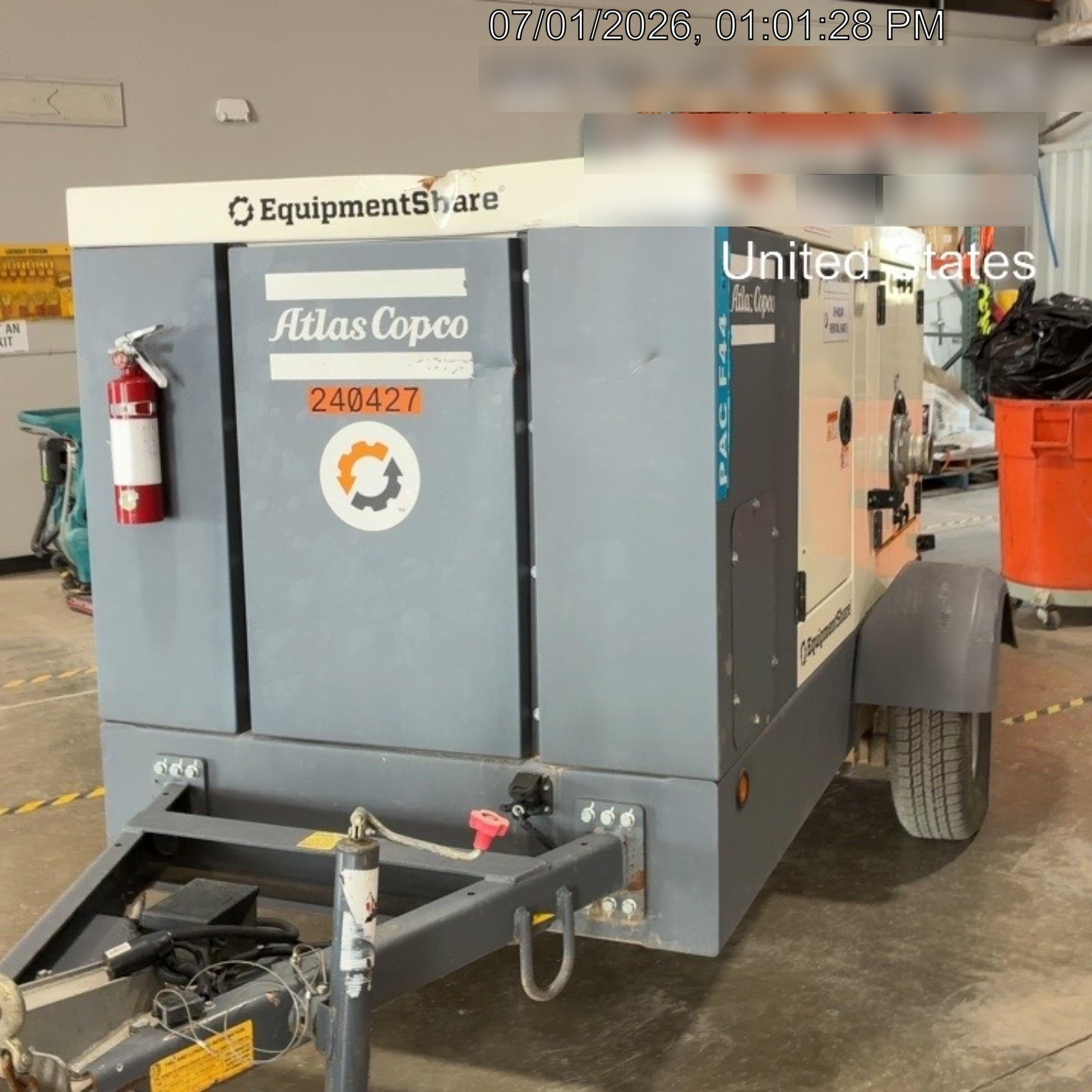 2022 ATLAS COPCO PAC F44 KD-S