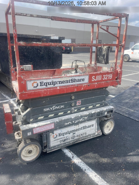 2019 Skyjack SJIII-3219 Standard Options, Trojan Batteries