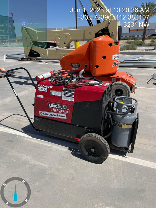 2020 Lincoln Electric Ranger 305 LPG K3430-1, Ranger 305 LPG, Undercarriage, Tank Holder & Strap, 10kw AC Gen, 25hp Kohler LPG Eng