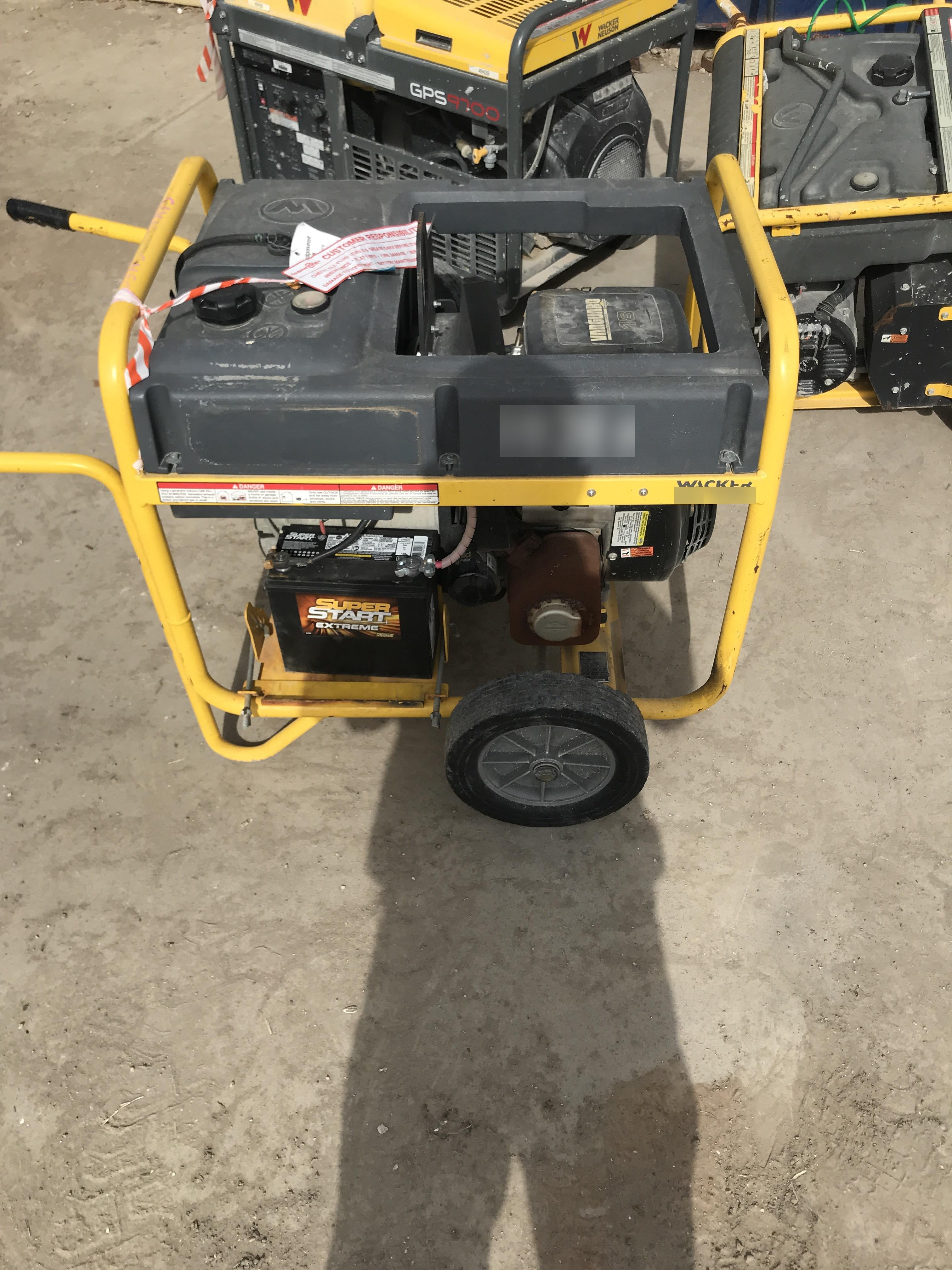2018 Wacker Neuson GPS9700V Wacker Neuson GPS9700V Generator