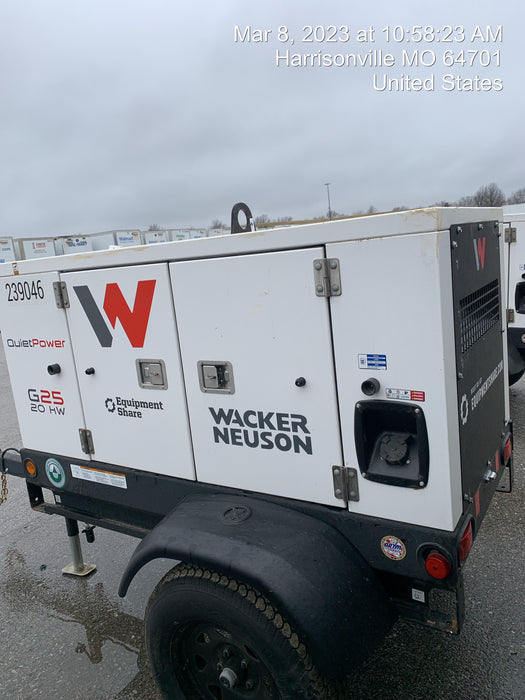 2022 WACKER NEUSON G25