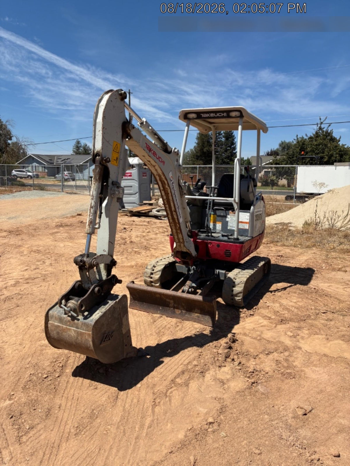 2021 TAKEUCHI TB216R