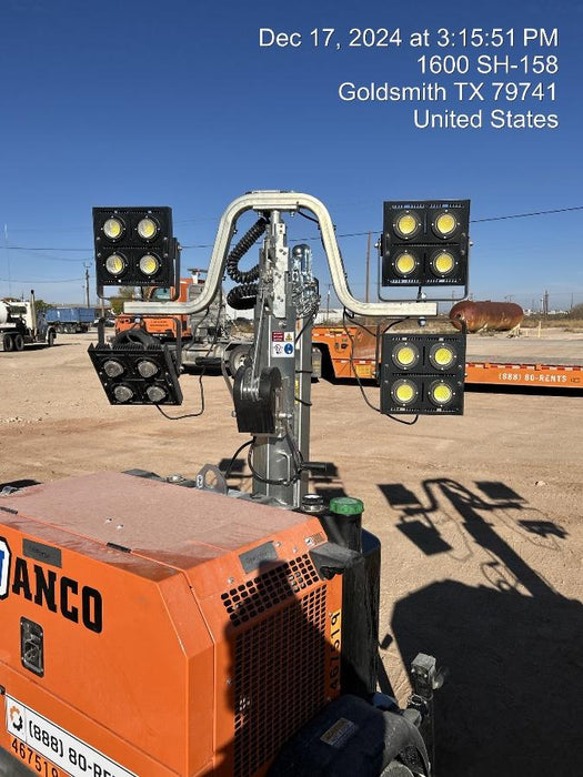 2024 Wanco WLTT-4MM4K Diesel, Deep Sea Controller, Shore Power Plug, Auto Start, (4) 350W LED Floodlights, 4kW Generator, 60 Gal Fuel Tank, 2" Ball, T3