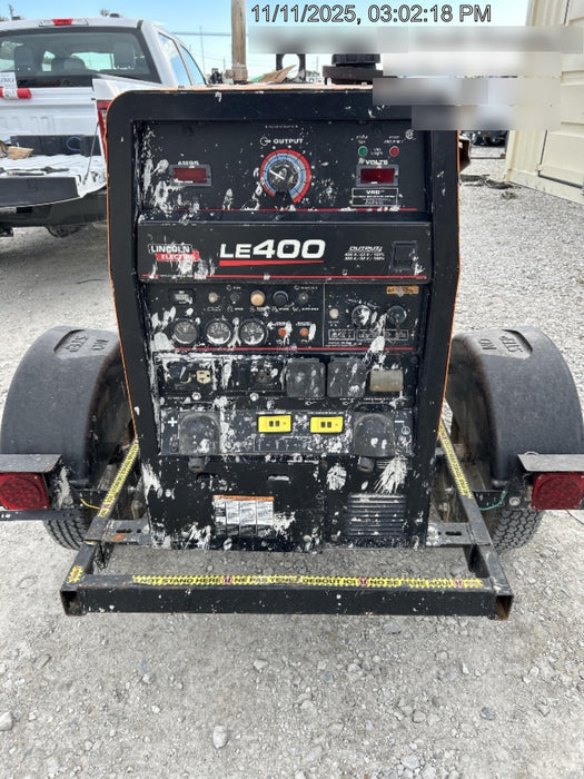 2023 Lincoln Electric LE400 Kubota V1505, Trlr, Cable Rack, Light Kit, ES Decals, T3