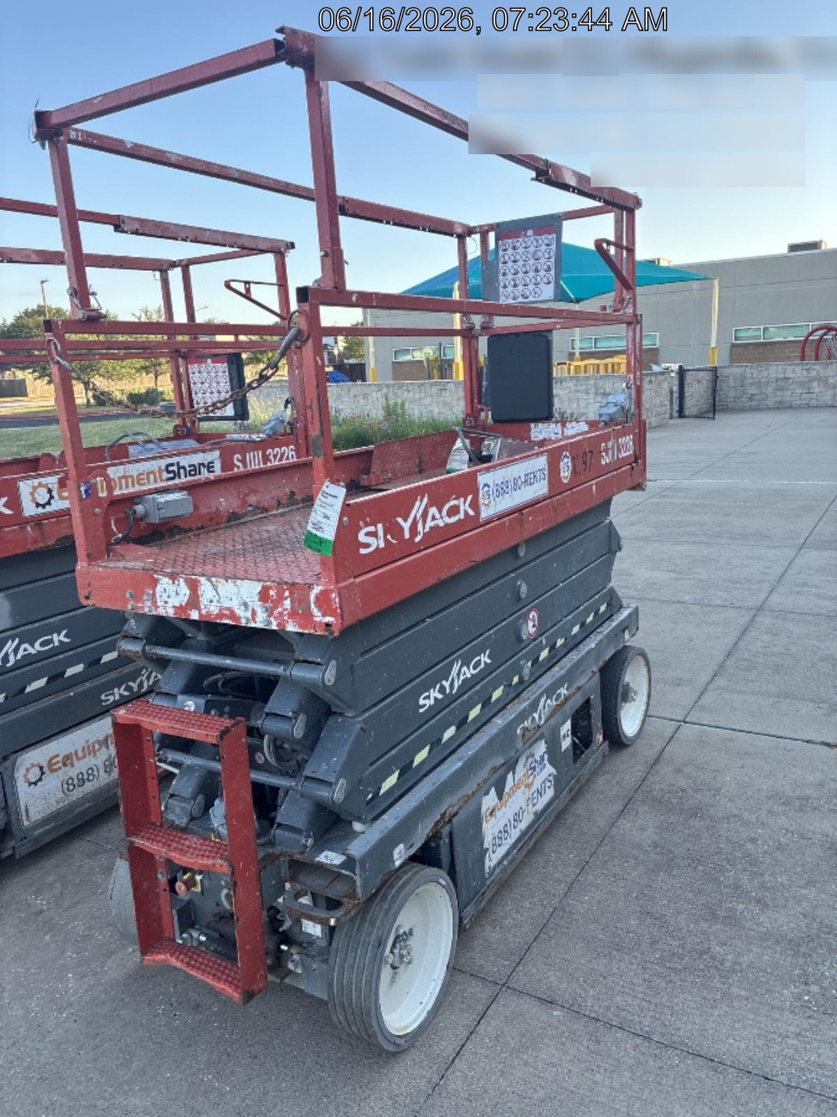 2016 Skyjack SJIII-3226 26' Scissor Lift