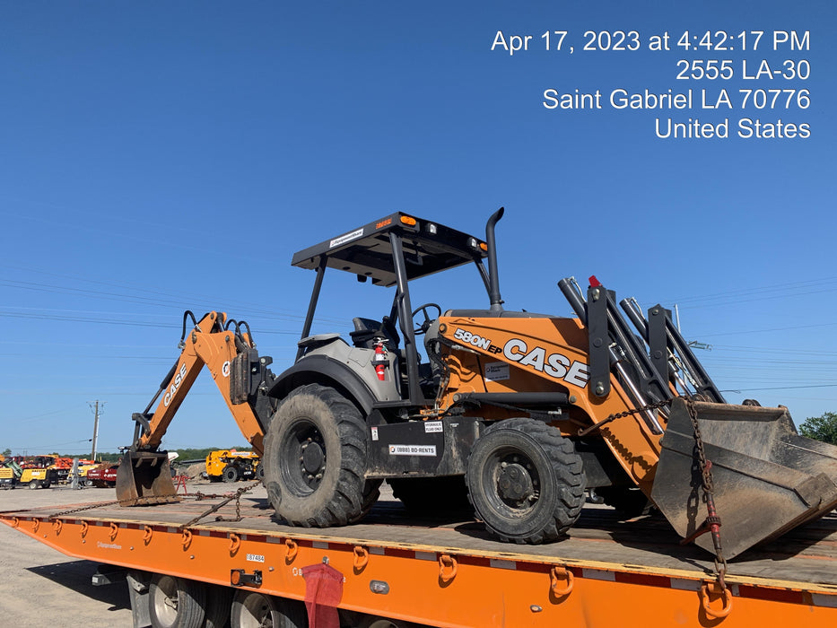 2020 Case 580N EP Canopy, 4WD, Standard Stick, Pilot Controls, 1 Way Hydraulics, Ride Control, TAG Manual QC