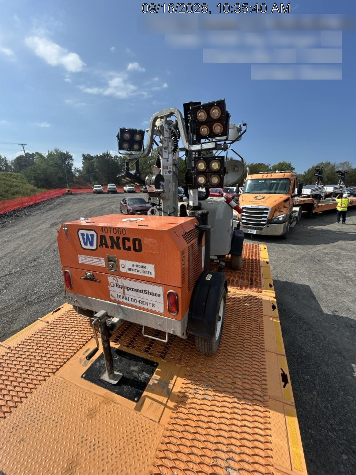 2024 Wanco WLTT-4MM4K Diesel, Deep Sea Controller, Shore Power Plug, Auto Start, (4) 350W LED Floodlights, 4kW Generator, 60 Gal Fuel Tank, 2" Ball, T3