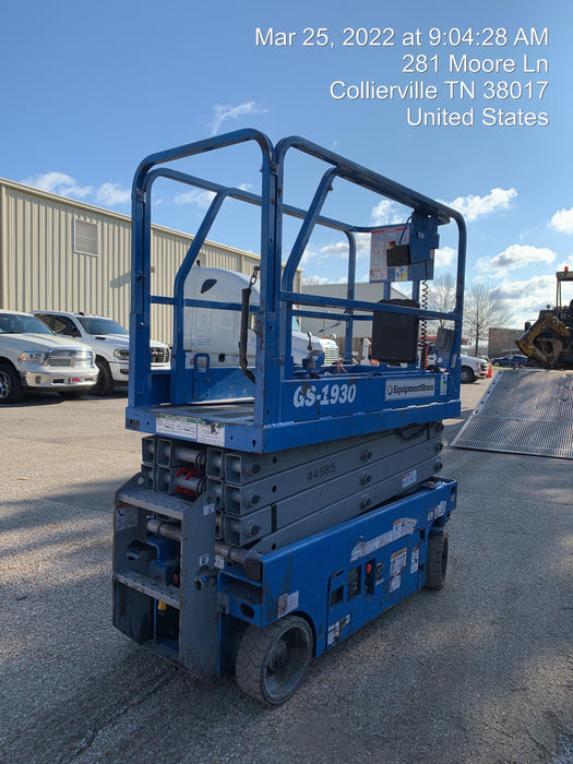 2019 Genie GS-1930 Fixed rails with chain Entry