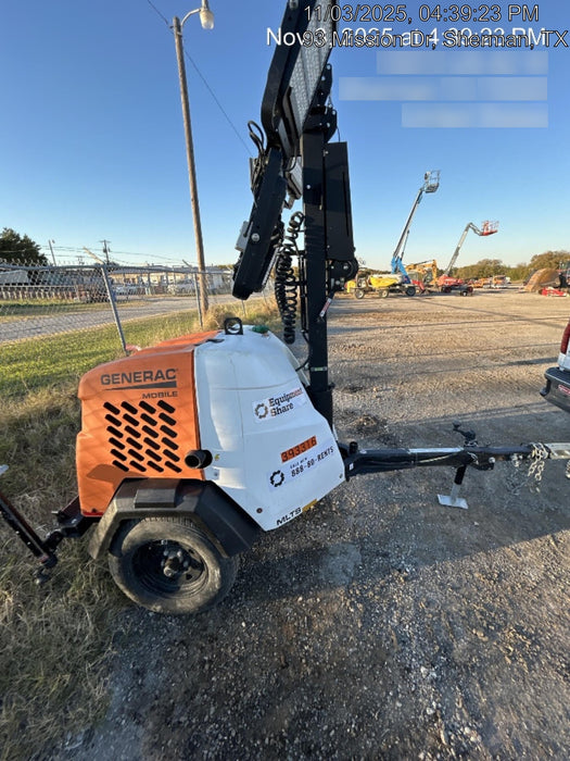 2024 Generac MLT2 Diesel, Flex Switch 120V Input, Powerzone Controller, 
(4) 320W LED Lights, 4kW Generator, 39.9 Gal Fuel Tank, 2" Ball, T3