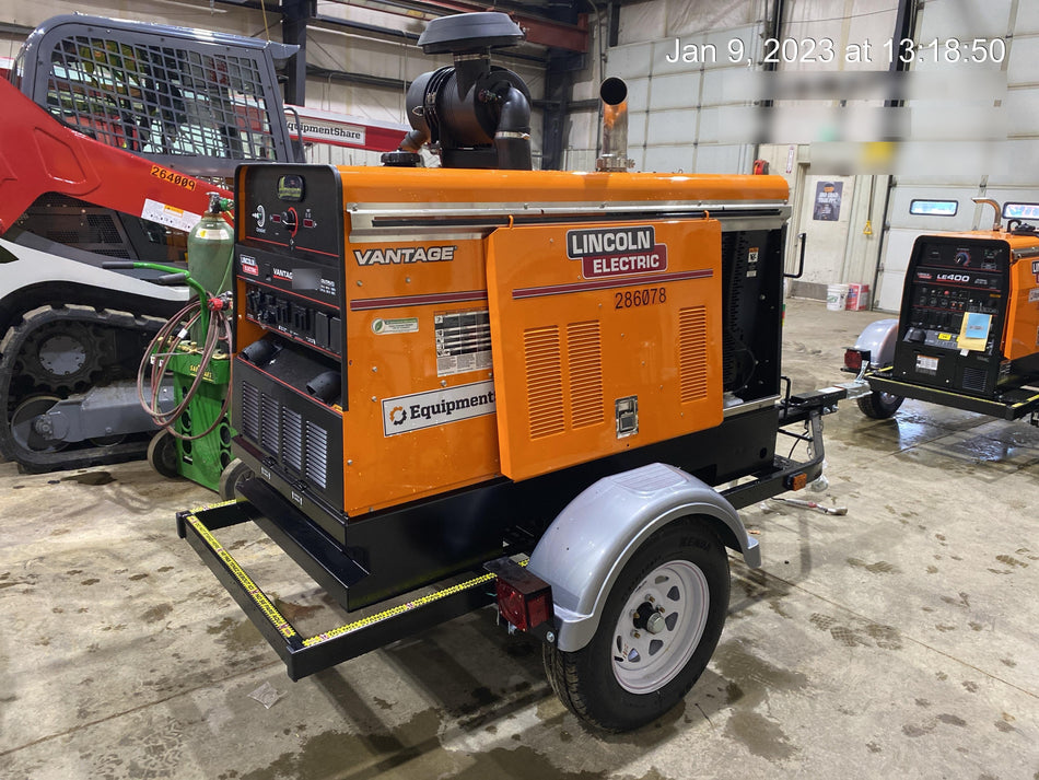 2022 Lincoln Electric Vantage 549X Crosslink Technology, Trailer Mounted, ES Decals, T3