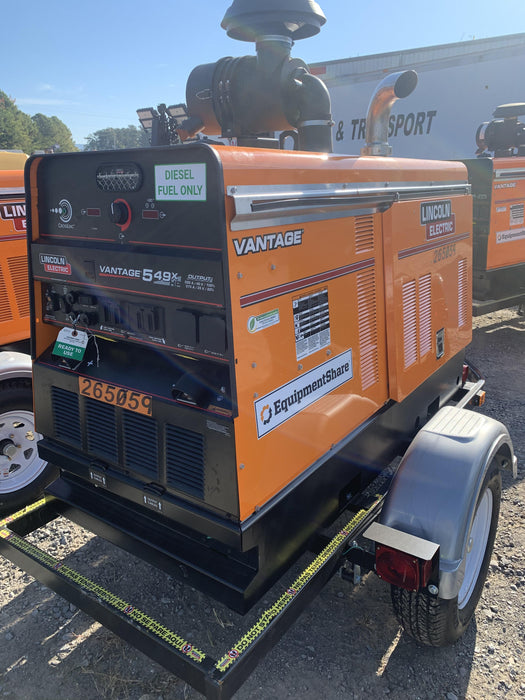 2022 Lincoln Electric Vantage 549X Crosslink Technology, Trailer Mounted, ES Decals, T3