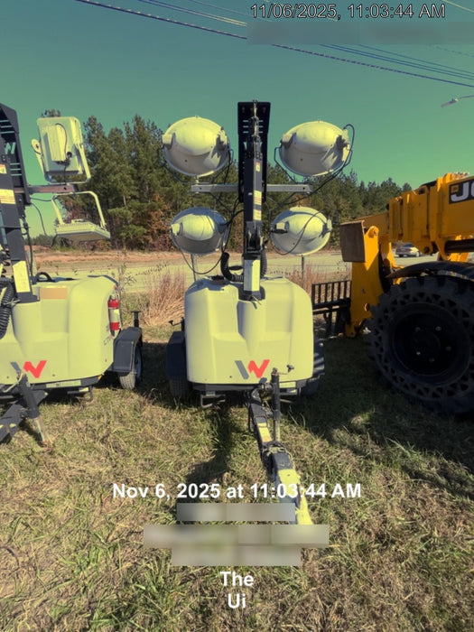 2018 Wacker Neuson LTV6L-MH Wacker Neuson LTV6L Mobile Light Tower w/Fuel Level Sensor Installed