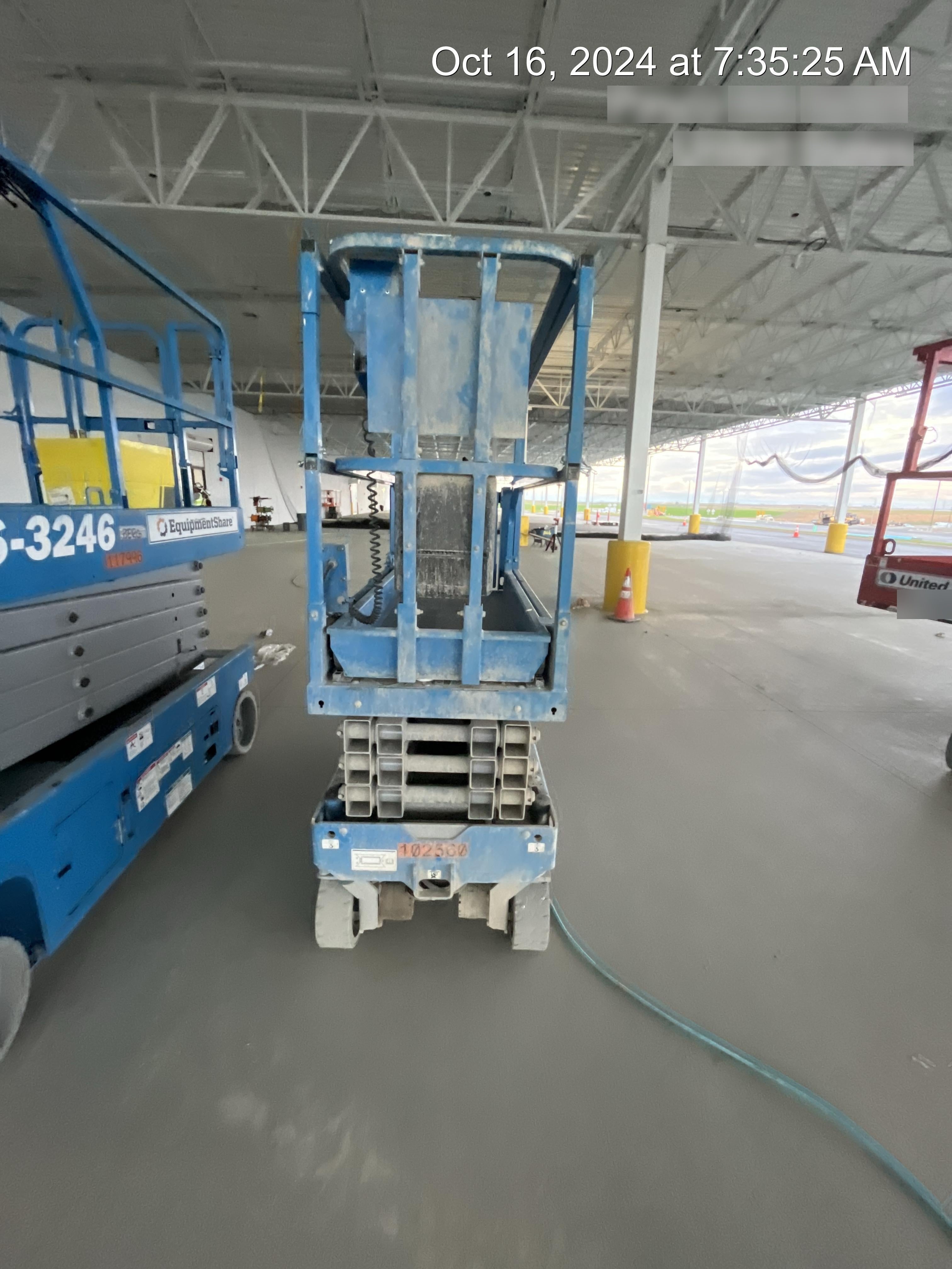 2020 Genie GS-1930 Solid Non Marking Tires, Beacon, Folding rails with half height swing gate, 800W Inverter